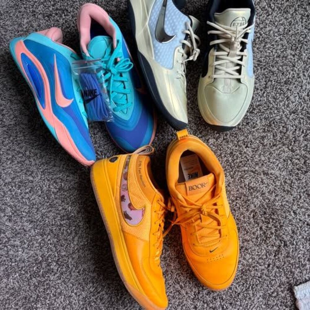 Nike EYBL Basketball Shoe Bundle: Book 1, A'One, Ja 2 Men's 14